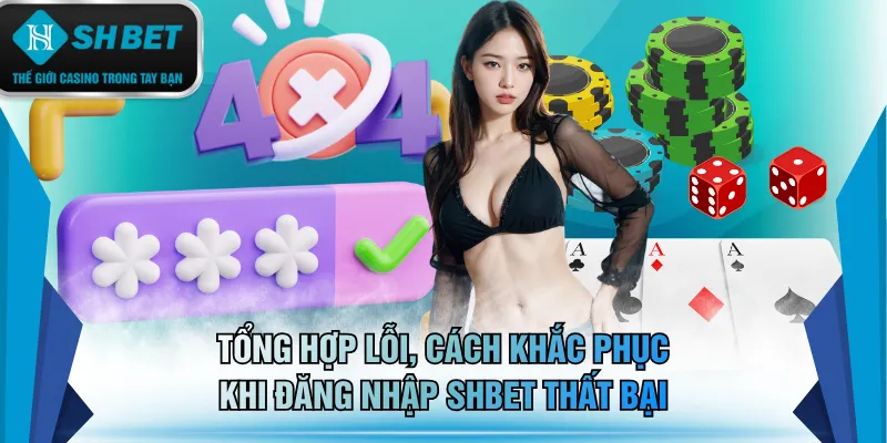 Tổng hợp lỗi, cách khắc phục khi đăng nhập SHBET thất bại